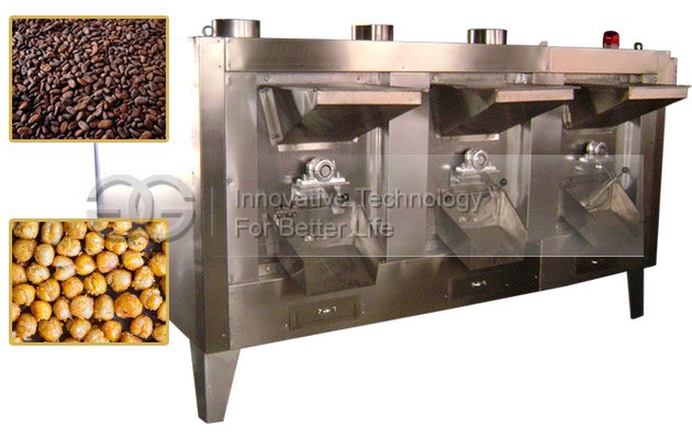 Automatic Cocoa Bean Roaster|Chickpeas Roasting Equipment with Factory Price