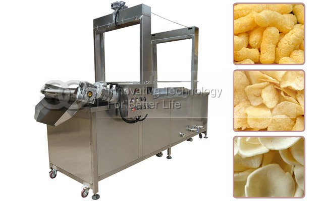 Continuous Batch Snack Fryer Machine for Sale