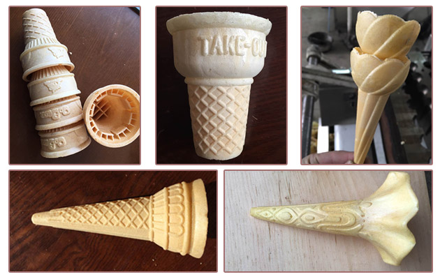 Automatic Ice cream Cone Wafer Making Machine