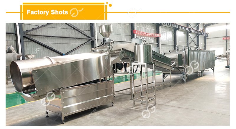 Commercial Nuts Roasting Line